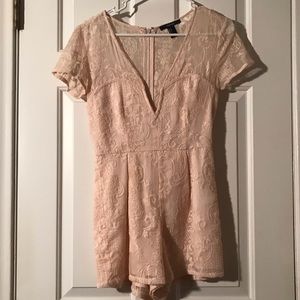 Lace romper